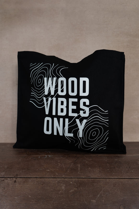 ‘Wood Vibes Only’ Tote Bag