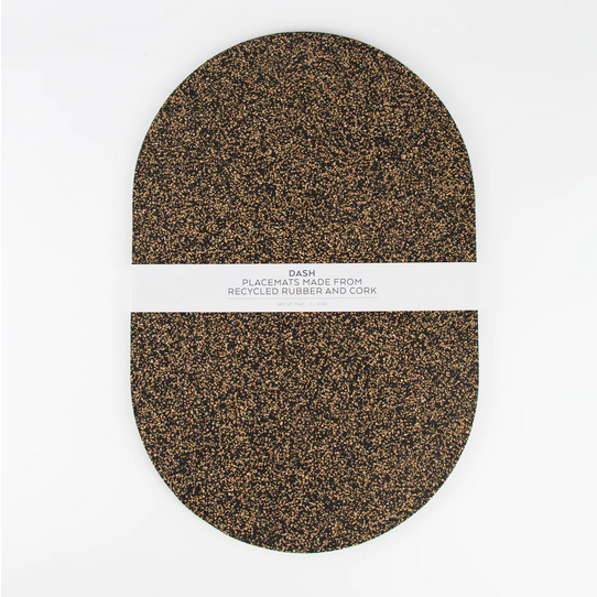 Liga - Dash Recycled Oval Placemat Set
